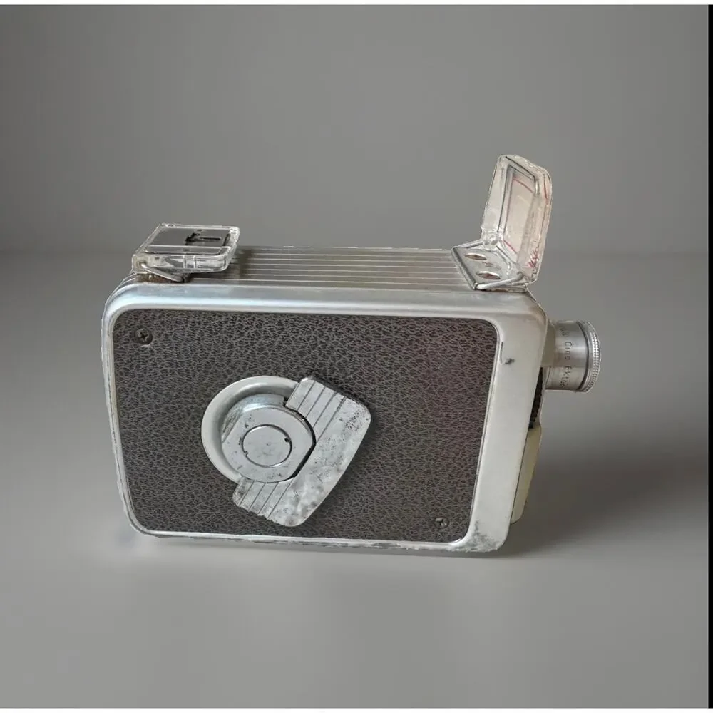 Vintage Kodak Brownie 8mm Movie Camera 13mm f/1.9 Lens 1950s w Manual Reel